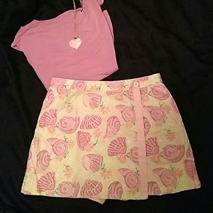 Lilly Pulitzer vintage white label skorts